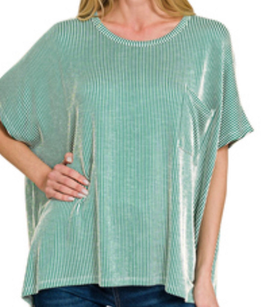Crew Textured Green