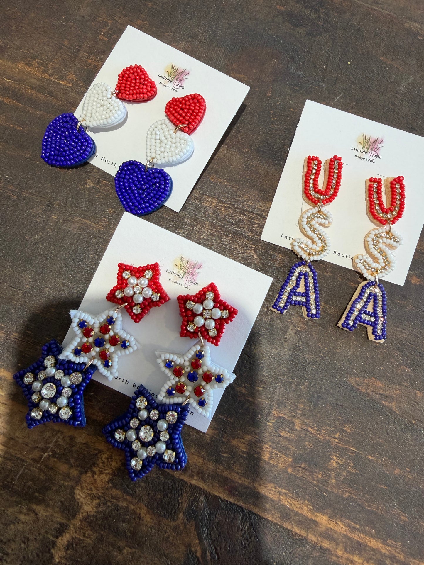 4th of July Earrings