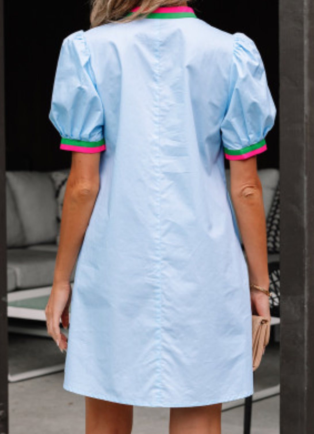 Domino Blue Dress