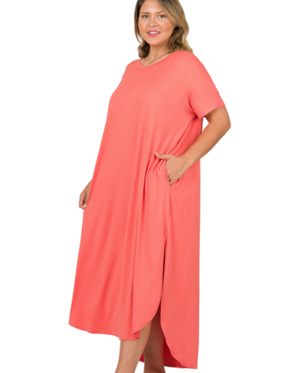 Deep Coral Maxi Latitude North Boutique & Salon Deep Coral Maxi Latitude North Boutique & Salon