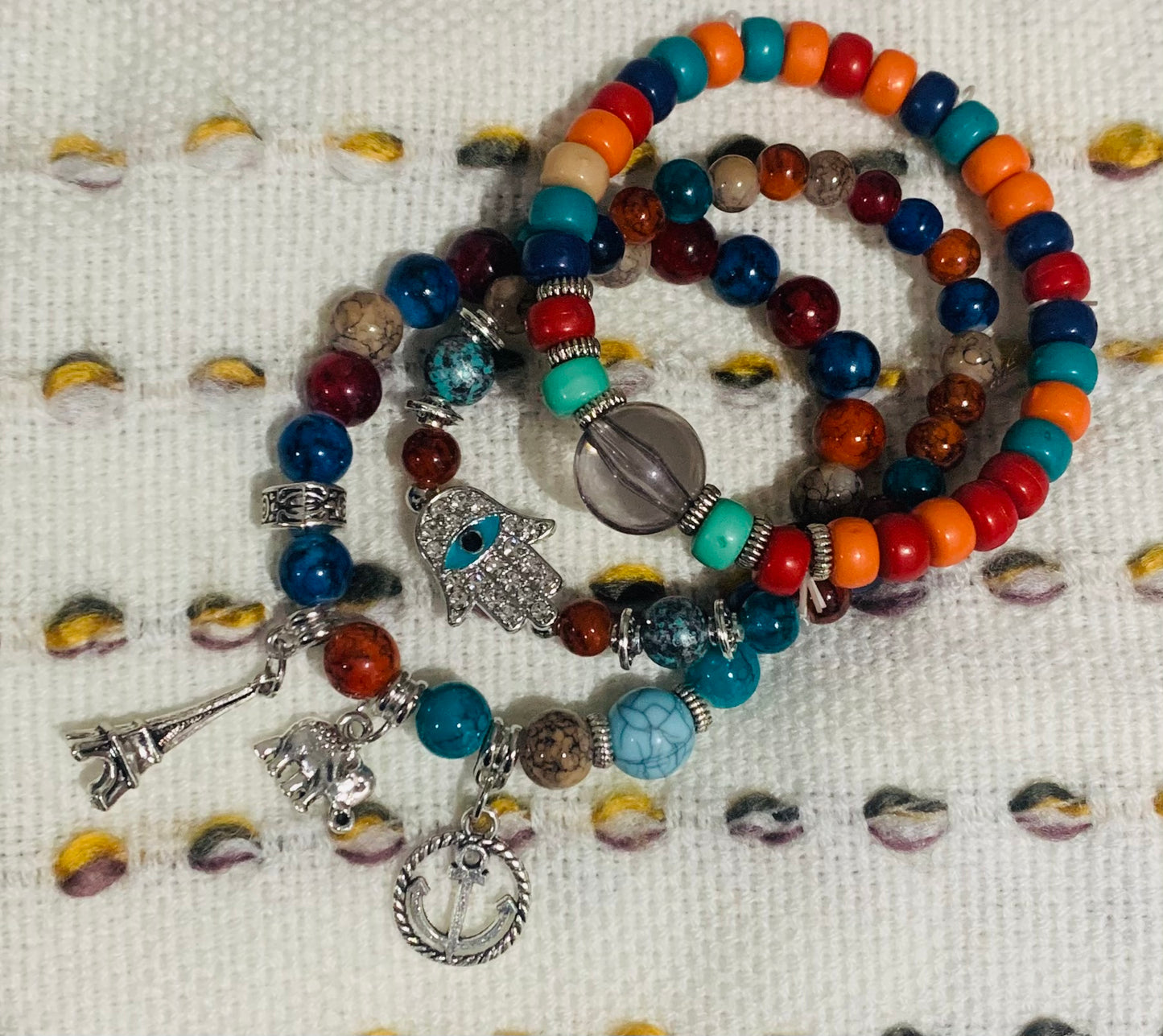 Colorful bracelet set