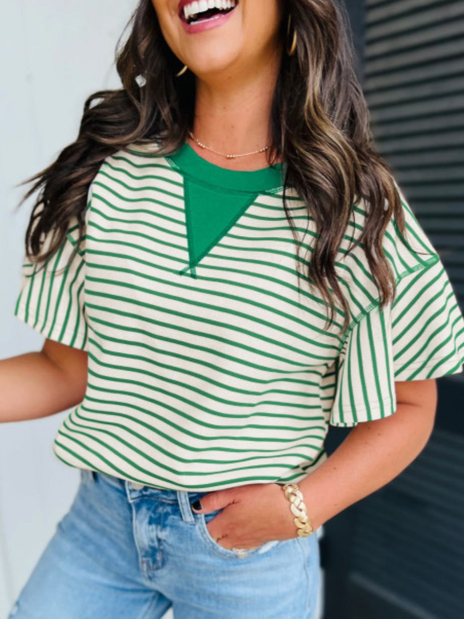 Madi Green Ruffle