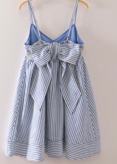 Blue and White Stripe