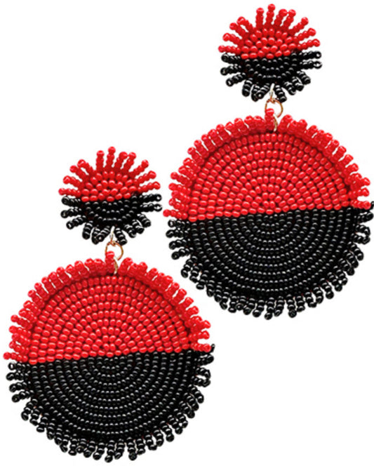 Black / Red Circle
