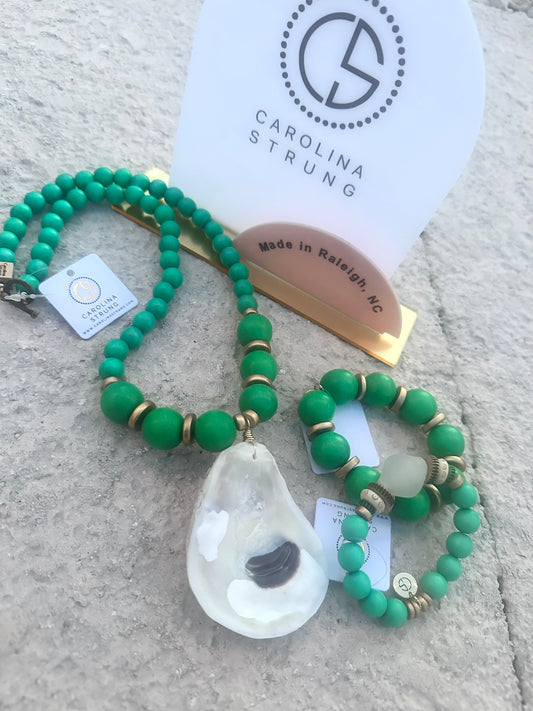 Caroline strung chrystal bead bracelet