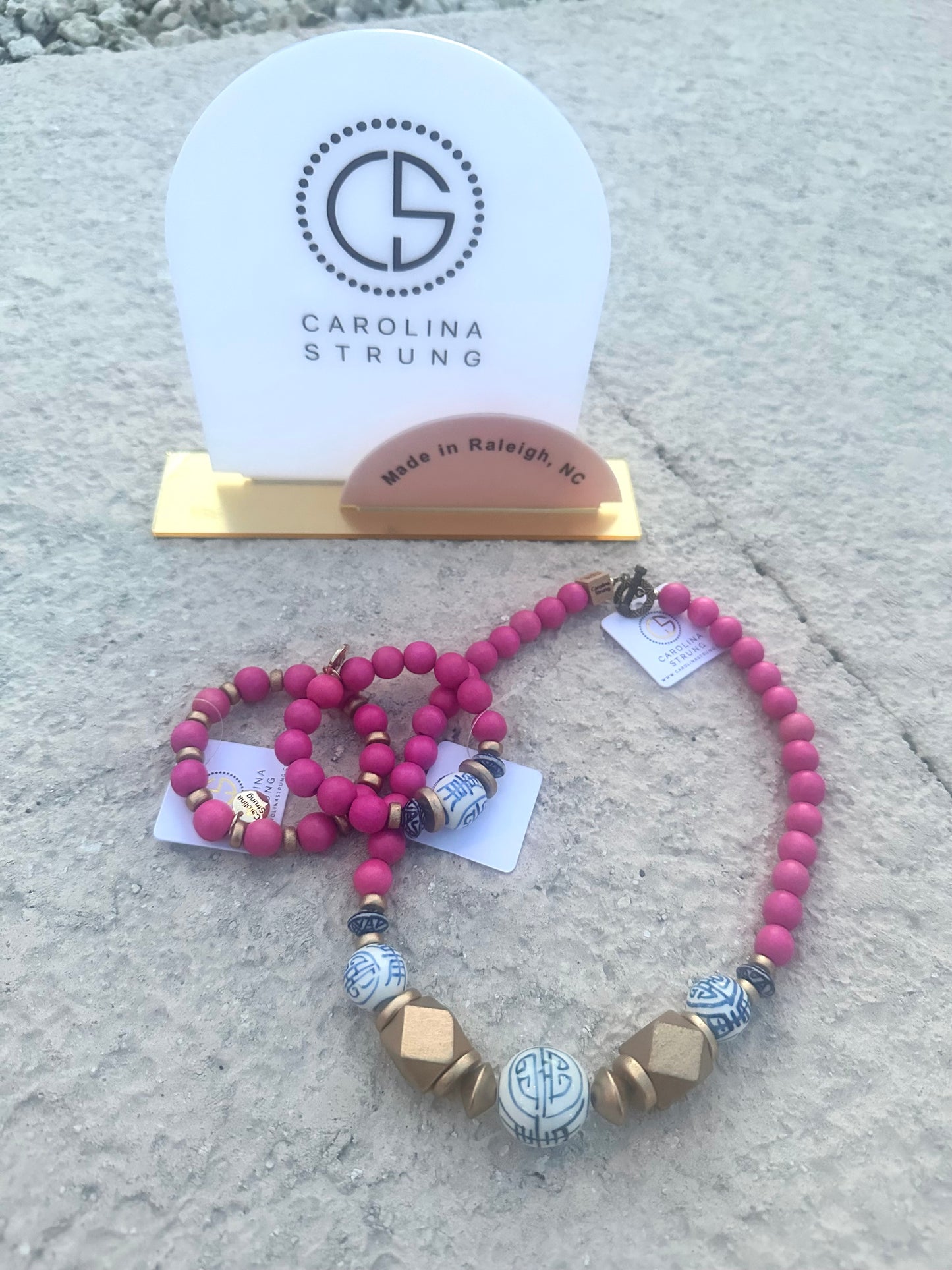 Pink Carolina Strung