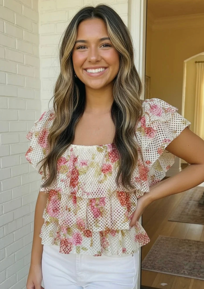 Floral Crop Top