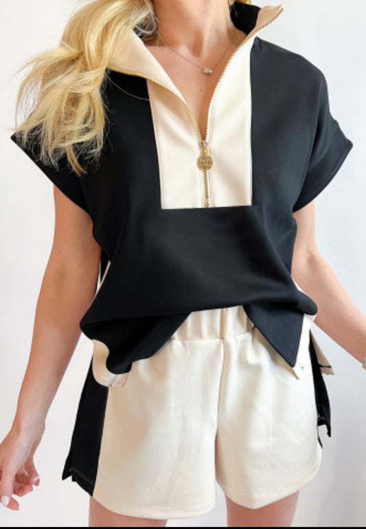 Black Short Set