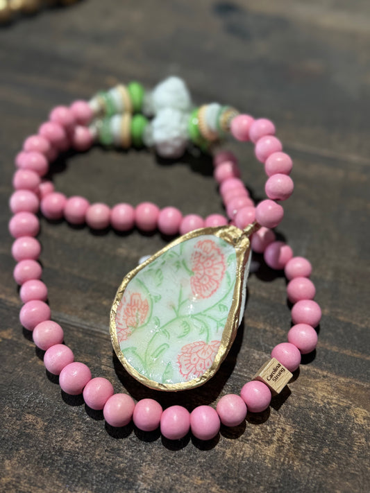 Carolina Strung Necklace Pink